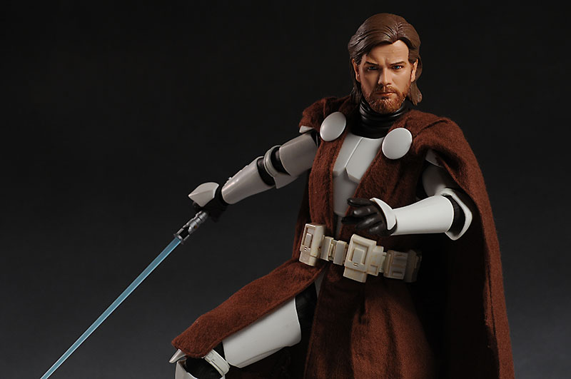 Sideshow Star Wars Obi-Wan Kenobi in Clone Trooper armor action figure