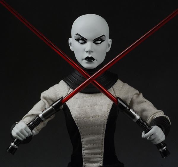 2007 for sale online Star Wars Sideshow Lords of The Sith 12" Asajj Ventress Action Figure 