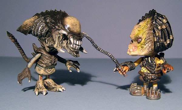 Alien vs Predator Cosbaby action figures review