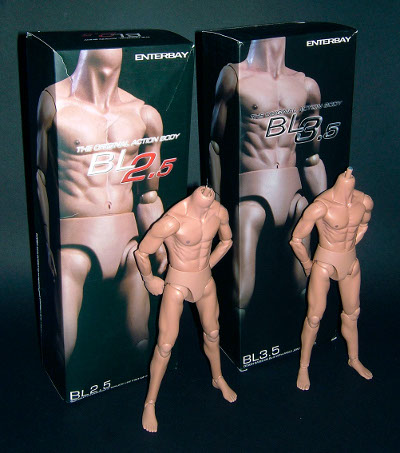 Bruce Lee 3.5 sixth scale action figuire body by Enterbay