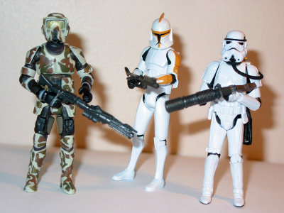 Star Wars action figures by Hasbro