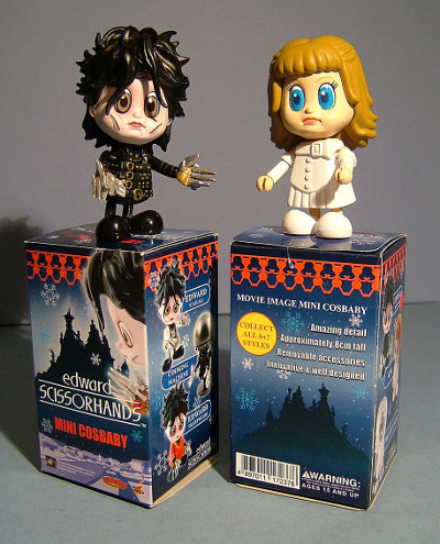 Edward Scissorhands Cosbaby figures by Hot Toys