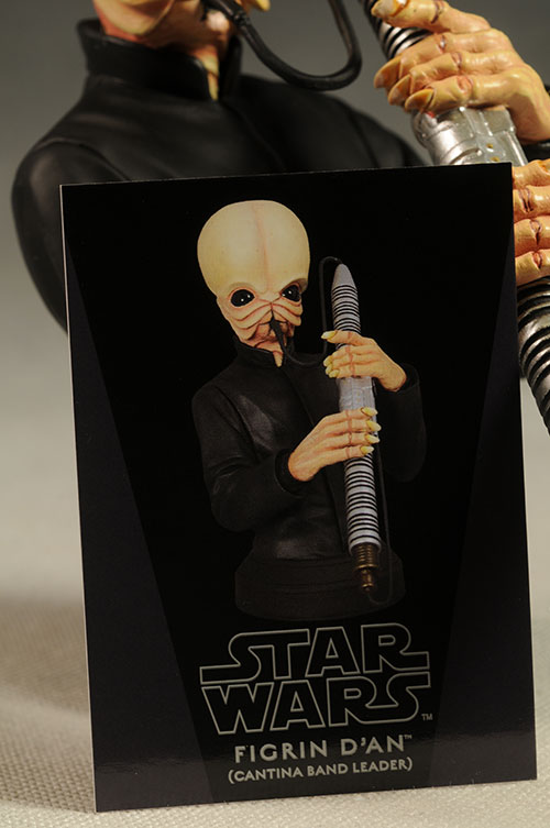 Figrin D'an mini-bust collectible by Gentle Giant