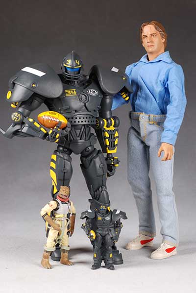 Cleatus Fox Sports Robot action - Another Pop Culture Collectible by Crawford, Captain Toy