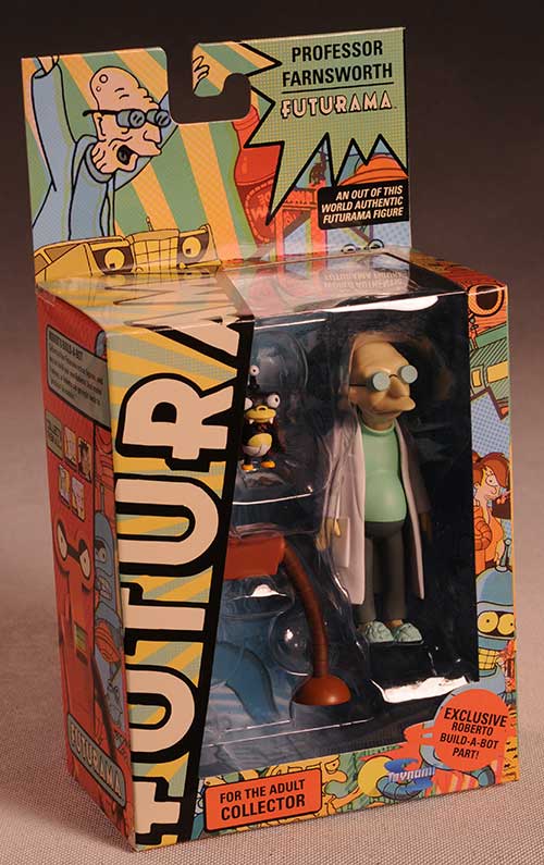Professor Farnsworth and Hermes Futurama series 7 action figure by Toynami