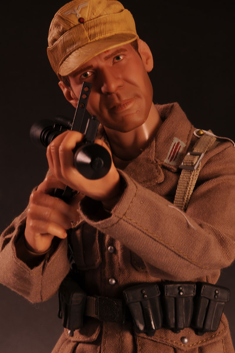 Indiana Jones in German outfit disguise action figure by Sideshow Collectibles