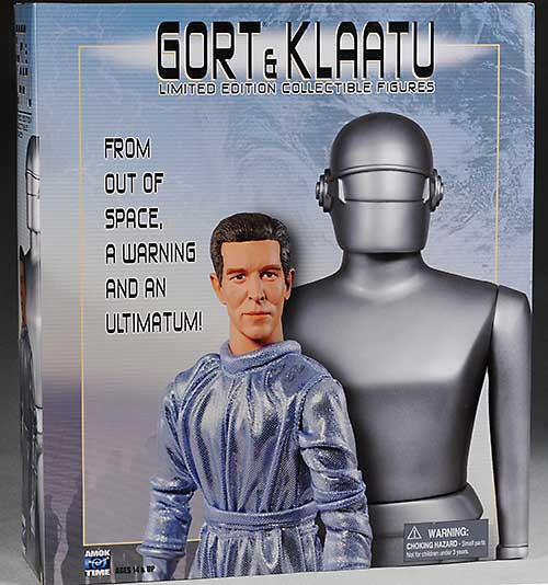 Amoktime Gort/Klaatu action figures