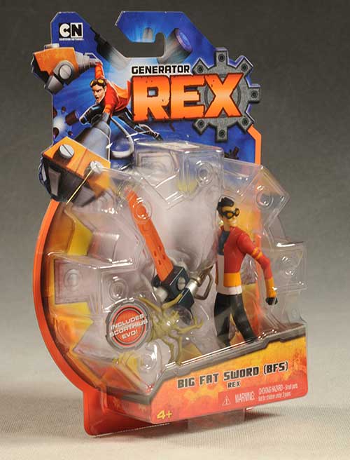 Generator Rex action figures by Mattell
