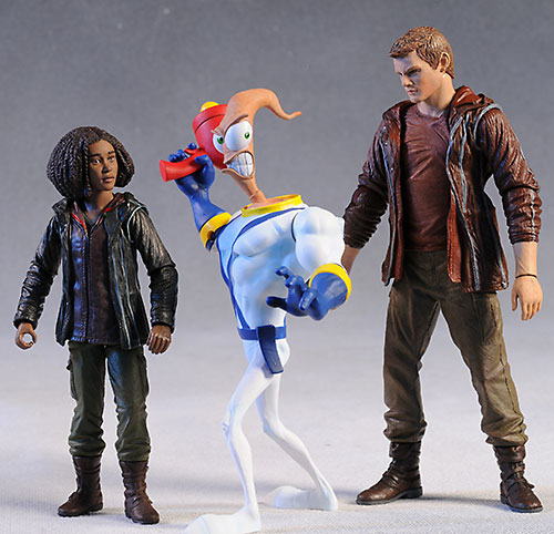 Hunger Games series 2 Rue and Cato action figures by NECA