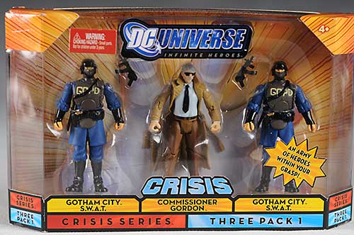 DC Universe Infinite Heroes Crisis Series #1 Commissioner Gordon & SWAT Team MIB 