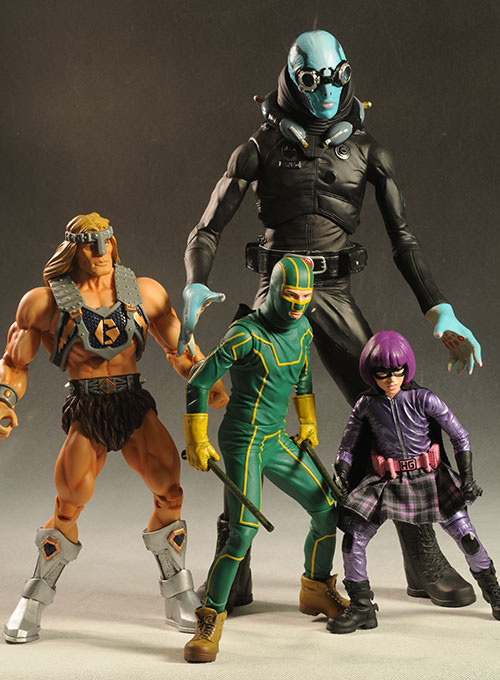 Kick-Ass and Hit-Girl 12 inch action figure by Mezco Toyz