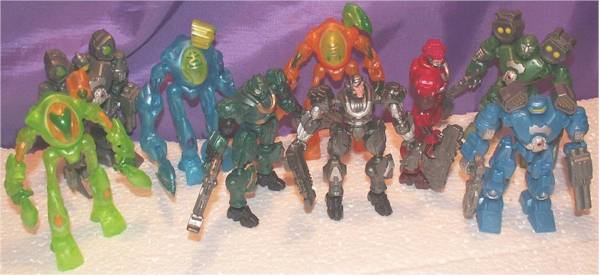 *RARE* M.A.R.S Heroes Aliens Create & Build Action Figures Hap-p-Kid Toys VHTF 