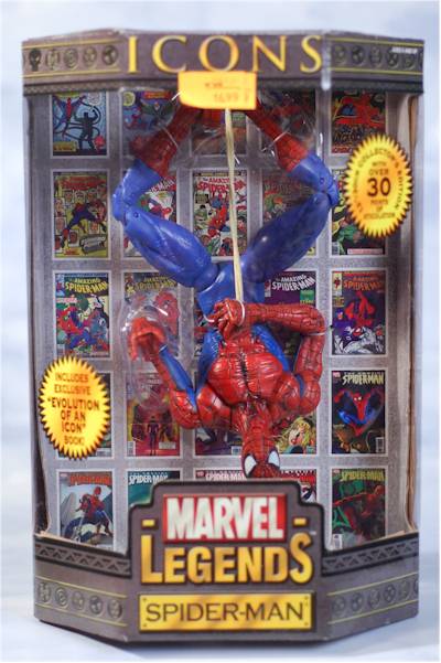 12" Marvel Legends Spider-man EVOLUTION OF AN ICON Hasbro Action Figure w/ book 