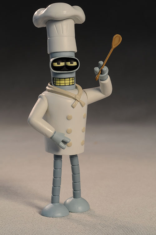 Futurama Mom Chef Bender actio figures by Toynami
