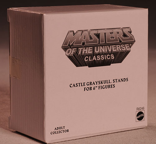 Masters of the Universe Classic display stands by Mattel