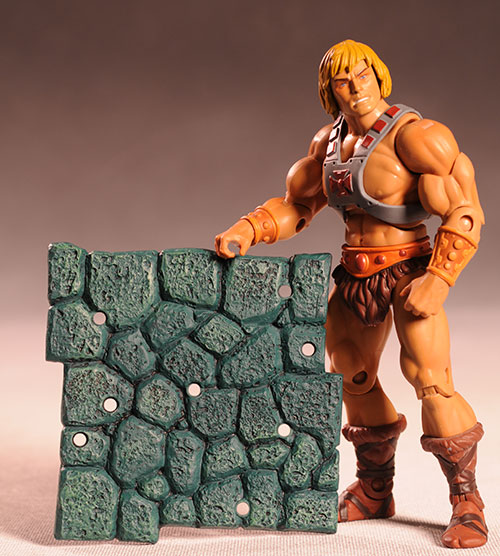 Masters of the Universe Classic display stands by Mattel