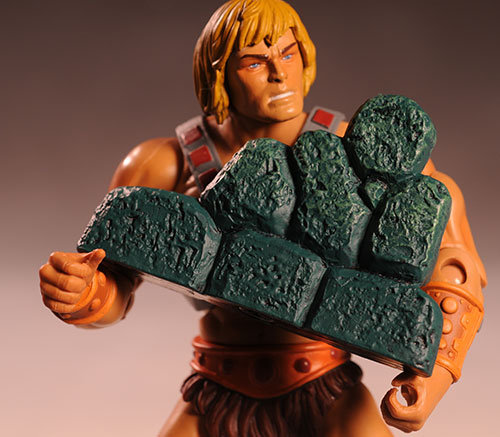 Masters of the Universe Classic display stands by Mattel