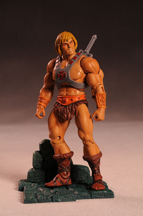 Masters of the Universe Classic display stands by Mattel