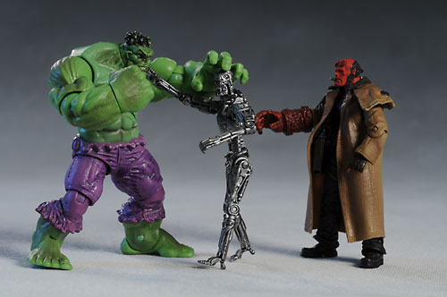 Marvel Universe Hulk, Captain America and the Thing action figures by Hasbro