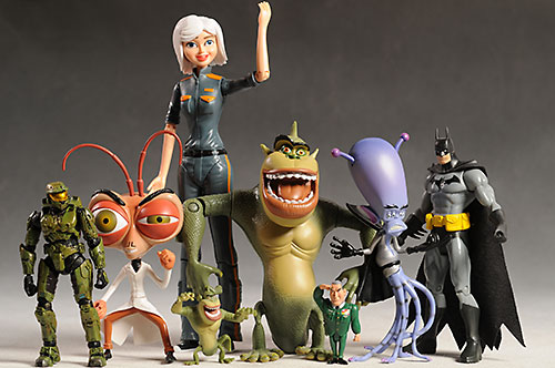 Monsters vs Aliens action figures from Toy Quest.