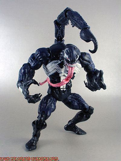 Spider-man and Venom action figures by Hasbro