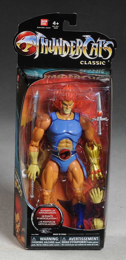 Lion-O Thundercats action figure by Bandai