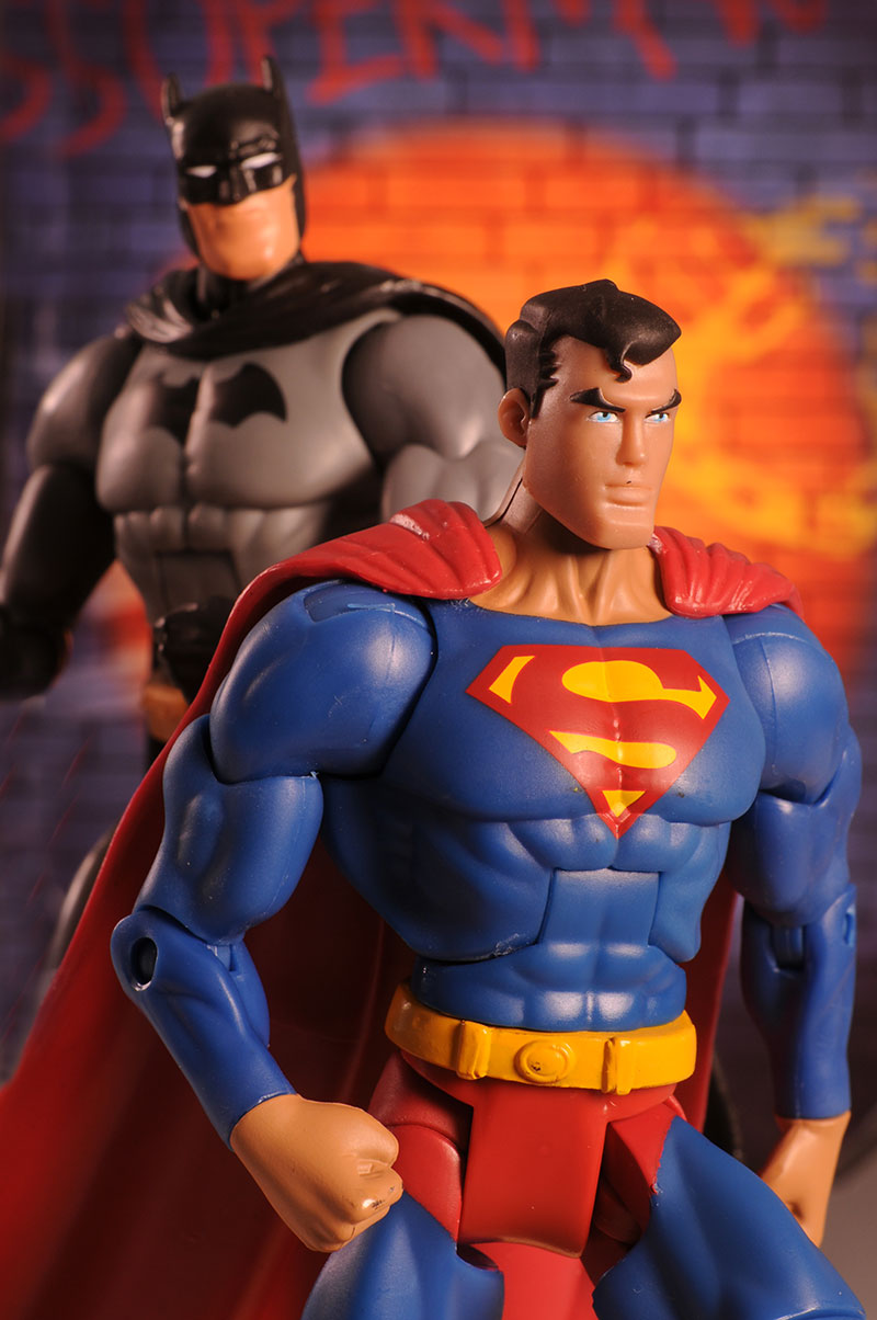 Public Enemies Superman Batman action figures by Mattel