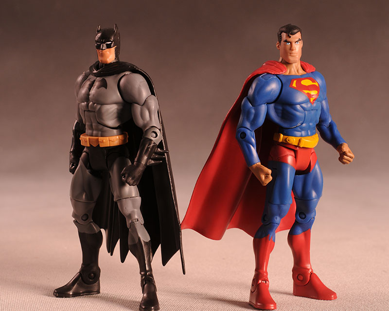 Public Enemies Superman Batman action figures by Mattel