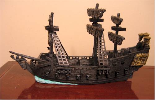 small toy pirate ship
