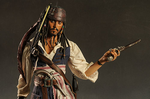 Jack Sparrow Pirates of the Caribbean Premium Format statue by Sideshow Collectibles