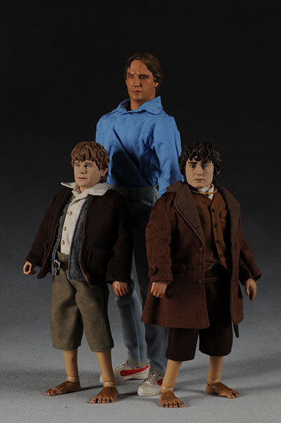 Sideshow Collectibles Lord of the Rings Sam and Frodo action figures