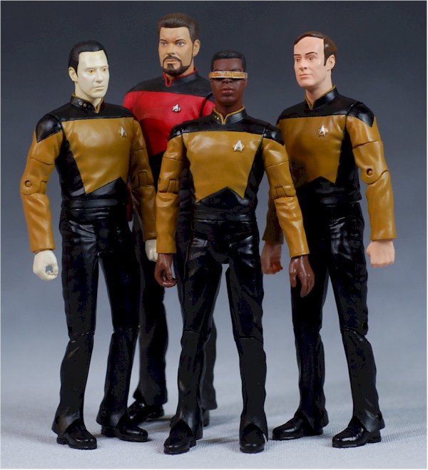 Noble Collection - Star Trek TNG - Figura Flessibile Di Data 15cm - Ufficiale