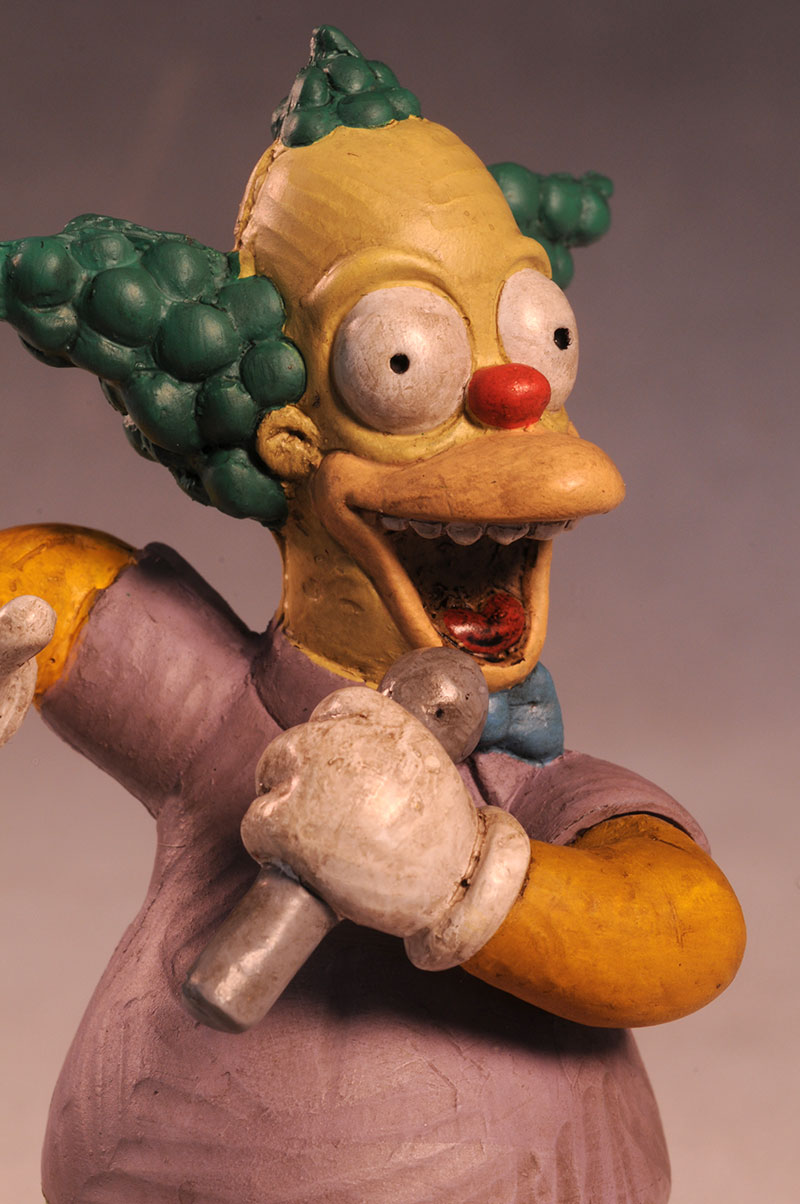 Krusty Syroco style Simpsons statue by Dark Horse Comics