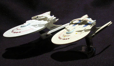 Hot Whieels Star Trek ships by Mattel