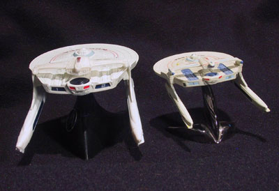 Hot Whieels Star Trek ships by Mattel