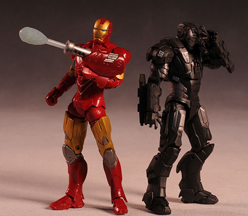 War Machine and Iron Man Mark VI action figures Walmart exclusive from Hasbro
