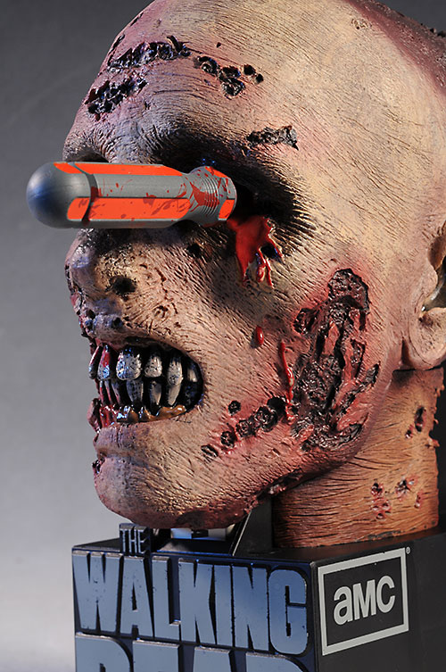 Walking Dead season 2 Zombie Head case by McFarlane Toys