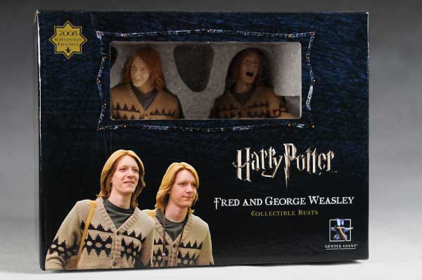 Harry Potter Fred and George Weasley mini-busts