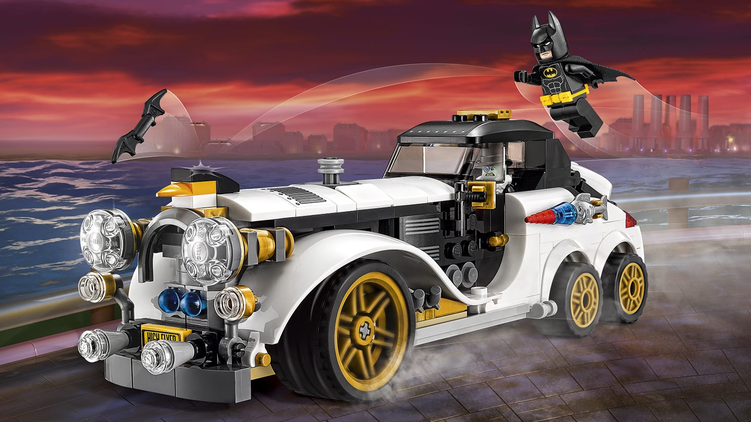 Lego Batman Movie Penguin Artic Roller Car