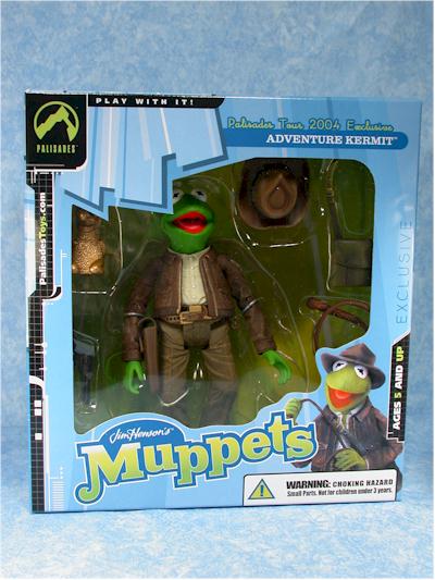 Adventure Kermit Muppets action figure from Palisades
