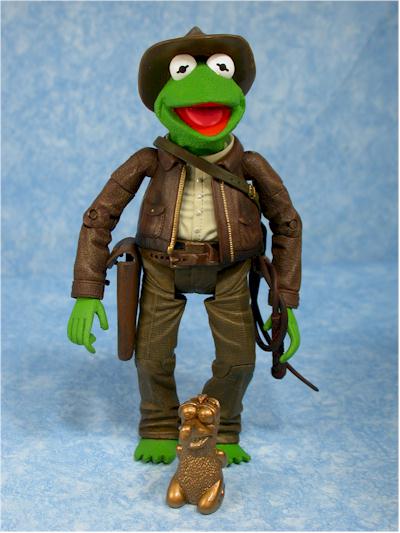 Adventure Kermit Muppets action figure from Palisades