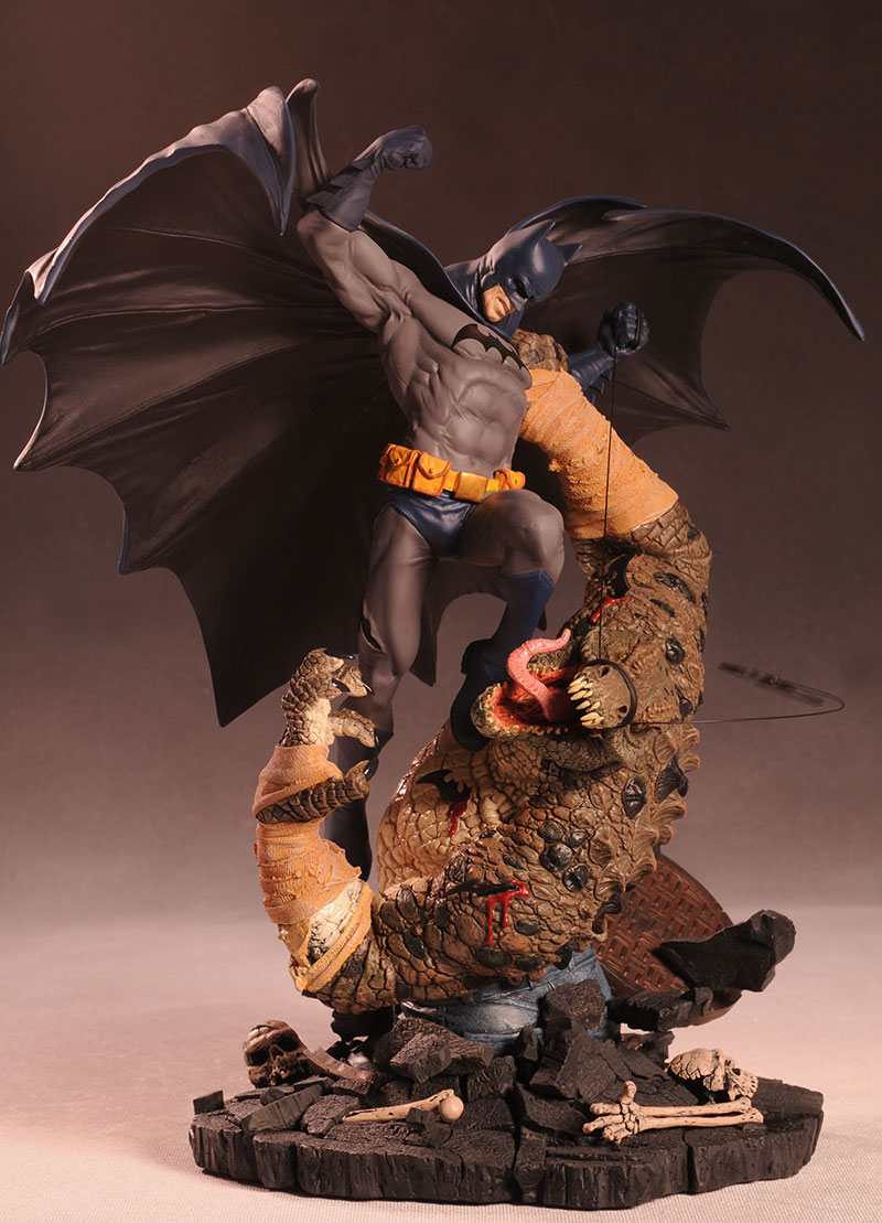 Batman vs Killer Croc DC Classic Confrontations statue by DC Direct