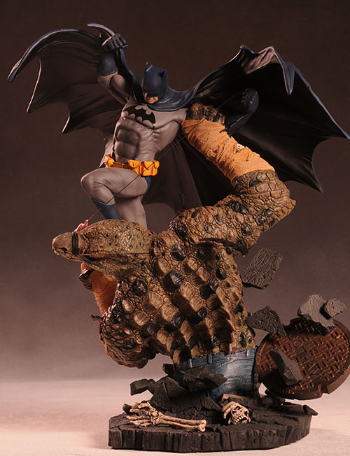 Batman vs Killer Croc DC Classic Confrontations statue by DC Direct