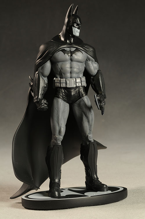 Batman Arkham City Asylum Statue Dc Direct The Dark Knight Black & White Limited 