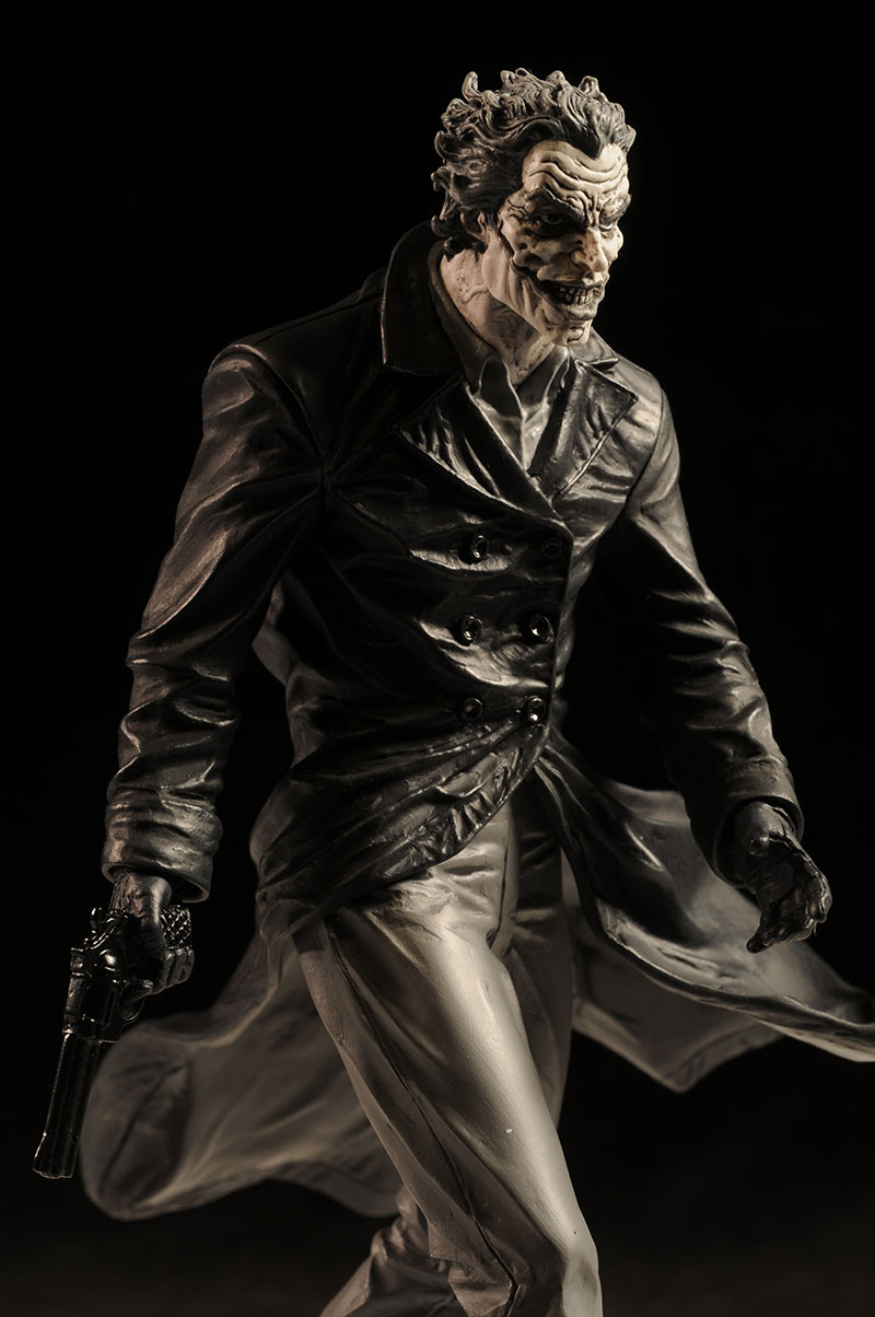Batman Black, White Lee Bermejo Joker statue by DC Direct