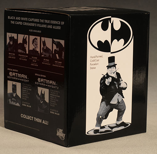 Penguin Batman Black and White statue by DC Direct