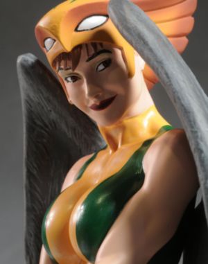 Review and photos of DC Cover Girls Hawkgirl statue by DC Direct