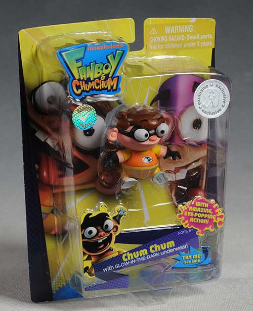 Review and photos of Fanboy and Chum Chum action figures by Jazwares