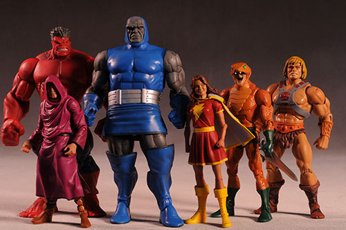 DCUC Desaad, Darkseid, Mary Batson, Copperhead action figure by Mattel