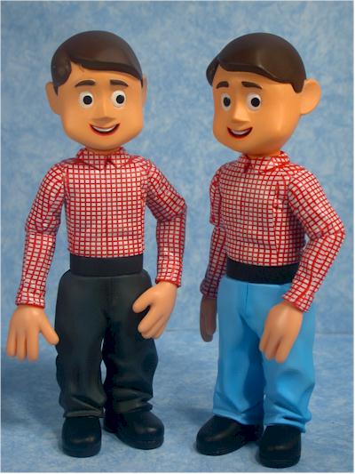 Davey and Goliath action figures by Majestic Studios